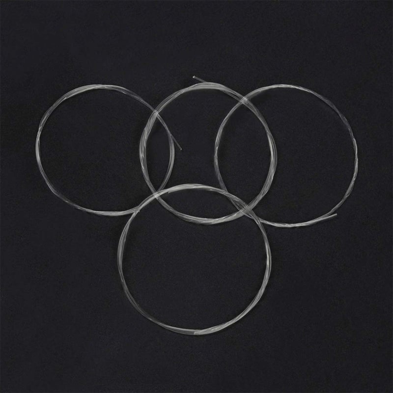 JYsun Ukulele Strings Clear Nylon 3 Full Sets and 5 Picks, Green Cleaning Cloth - Image 4
